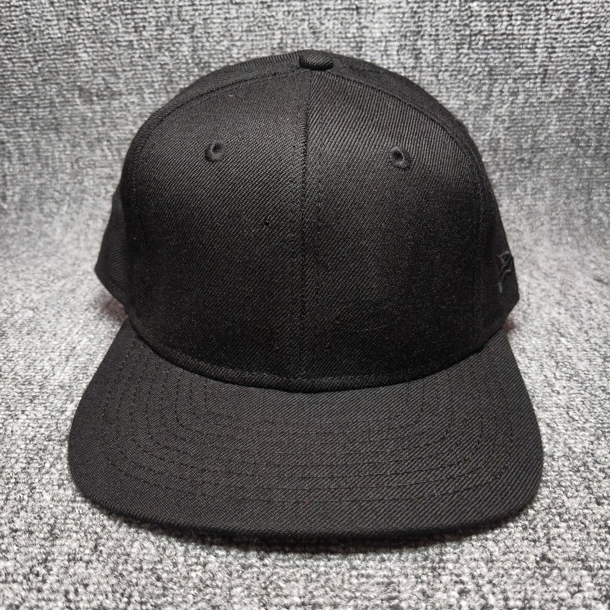 New Era 9FIFTY Blank Black Snapback Hat Flat Brim Cap Adjustable OSFM
