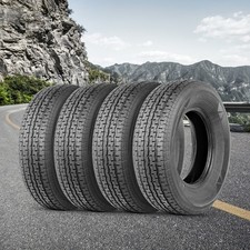 Set 4 St22575r15 Trailer Tires 10pr Load Range E Heavy Duty Long Life Rv Camper