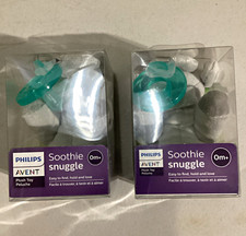 Philips AVENT Soothie Snuggle Elephant Pacifier, Plush Attached, SCF348/32