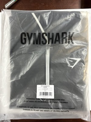 Size Large - Gymshark Onyx 5.0 Seamless Hoodie - Black/Light Grey