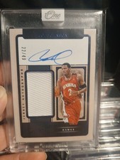 2024 Panini One Joe Johnson Blue patch Auto /49 On Card Game Worn SEALED!