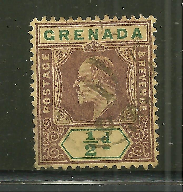 GRENADA 40 USED KING GEORGE V SCV 1.50