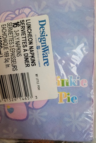 VTG My Little Pony Sunny Daze Lunch Napkins 16 Birthday Party Supplies - Picture 7 of 8