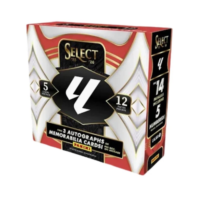 2025-26 Panini Select La Liga Soccer Factory Sealed Hobby Box