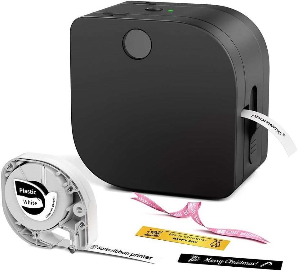 Phomemo P12 étiqueteuse portable Bluetooth ruban blanc pour organisation maison - 3