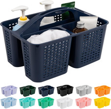 Tiawudi Portable Shower Caddy, Caddy Organizer with Handle, Plastic Shower Baske