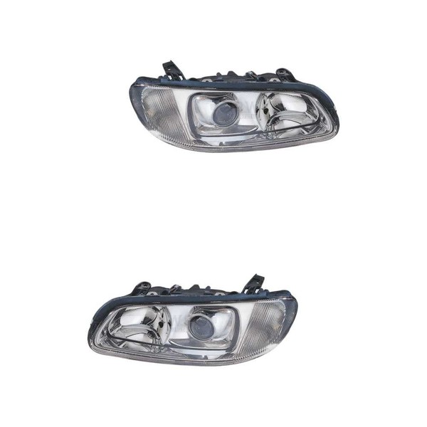 Halogen Scheinwerfer Set Links & Rechts H1 Glasklar FüR Opel Omega B Caravan-image