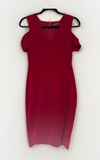 Women’s Express Red Tight Open Shoulder Dress Size 4