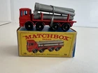 Vintage Matchbox No. 10 Pipe Truck w/ Box Lesney England Near Mint
