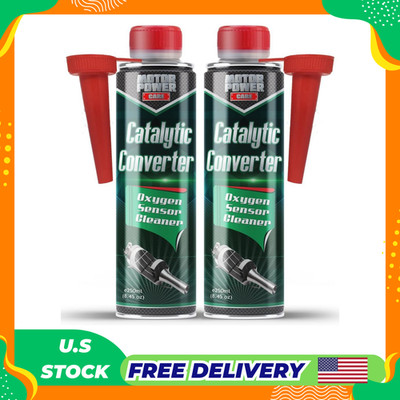 2X Cans Catalytic Converter Cleaner, Oxygen sensor cleaner, pass emissions, SMOG