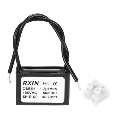 CBB61 Capacitor, 1.2uF 450V for Plastic Ceiling Fan