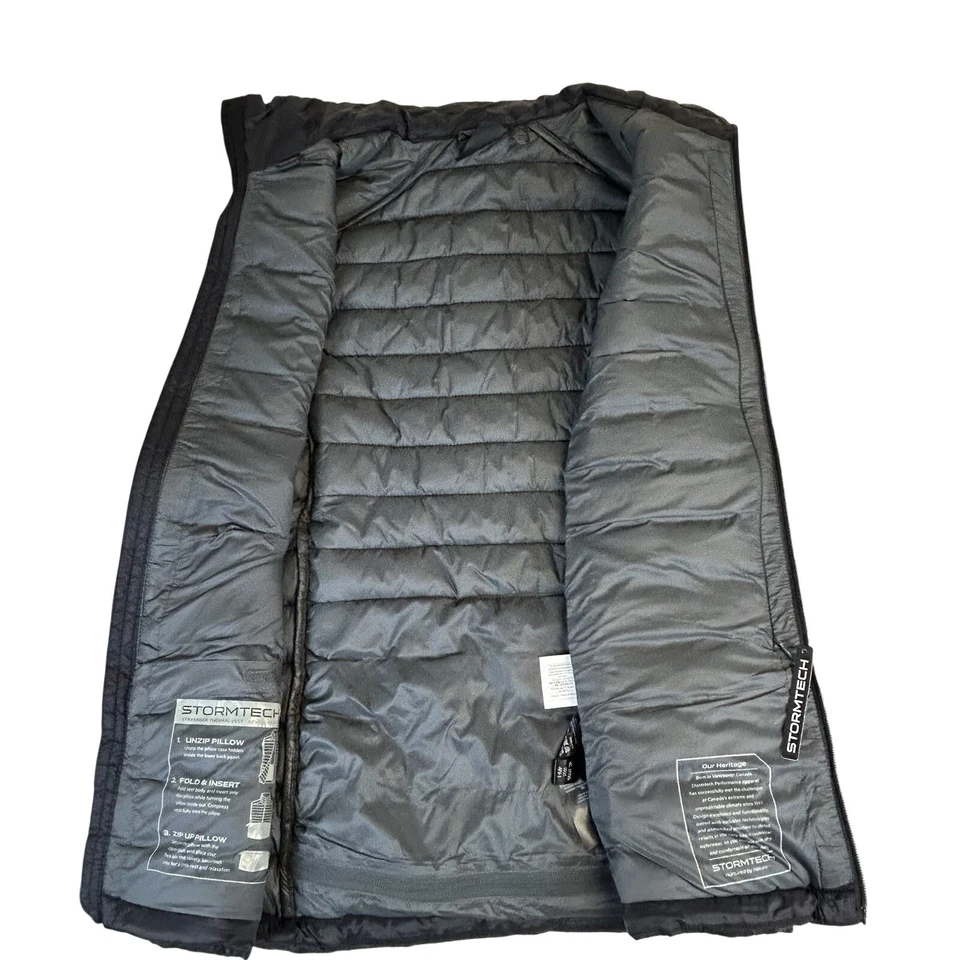 Stormtech Stavanger Thermal Vest Black | Tik Tock Logo on Chest Mens Size Large - Image 2 of 4