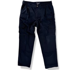 5.11 Tactical Series Pants Dark Navy Blue Mens Sz 36x32 Cargo Ripstop Work Duty