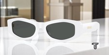 VERSACE VE4487 314 87 White Dark Grey 54 mm Women's Sunglasses