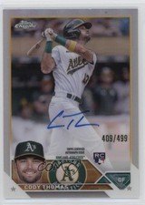 2023 Topps Chrome Rookie Auto Refractor 409/499 Cody Thomas #RA-CT Auto 14tz