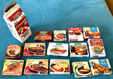 Vintage Campbell's Play Food Boxes Dinner Pretend Food Lot of 15