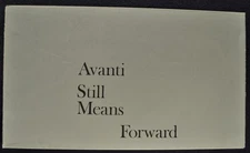 1970 Avanti II Sales Brochure Folder Studebaker Coupe Excellent Original 70