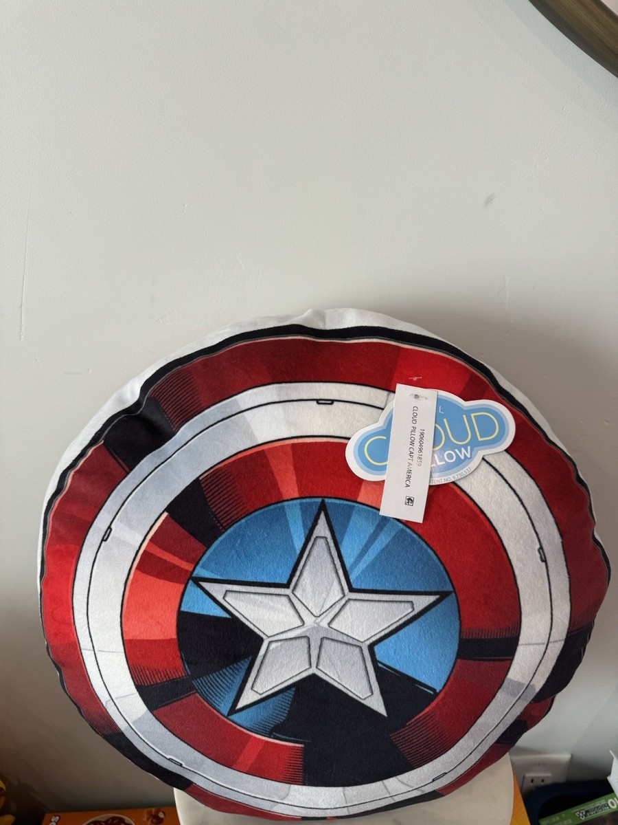 キャプテン・アメリカ シールド クッション　BRAVE NEW WORLD Marvel Captain America Brave New World Shield Soft Cloud