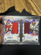 2024 Topps Inception Dual Rookie Relic Jayden Daniels Xavier Worthy Auto18/35 RC