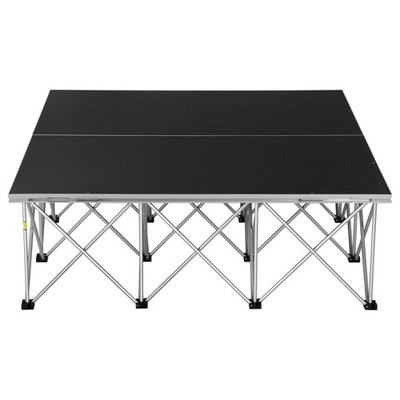 4'x4' Portable Stage Platform Modular System Riser Foldable Performances Stage