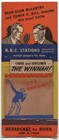 1936, JOE LOUIS vs. Max Schmelling BOXING Match Advertising MATCHBOOK — photo 2