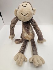 Jellycat Bashful Monkey Plush Stuffed Animal   Long Limbs   Brown/Tan   Approx.