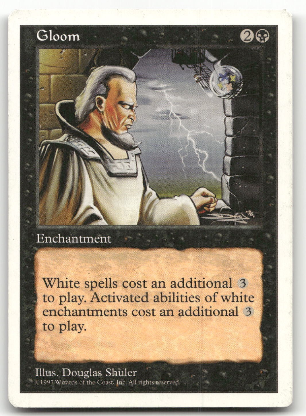 Gloom (LP) Fifth Edition 5ED Magic MTG