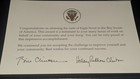 Eagle Scout Card and Envelope from The White House Bill and Hillary Clinton — photo 2