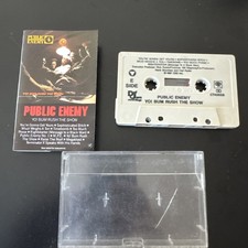 PUBLIC ENEMY YO BUM RUSH THE SHOW Cassette Tape 1987 Rap Hip-Hop Rare