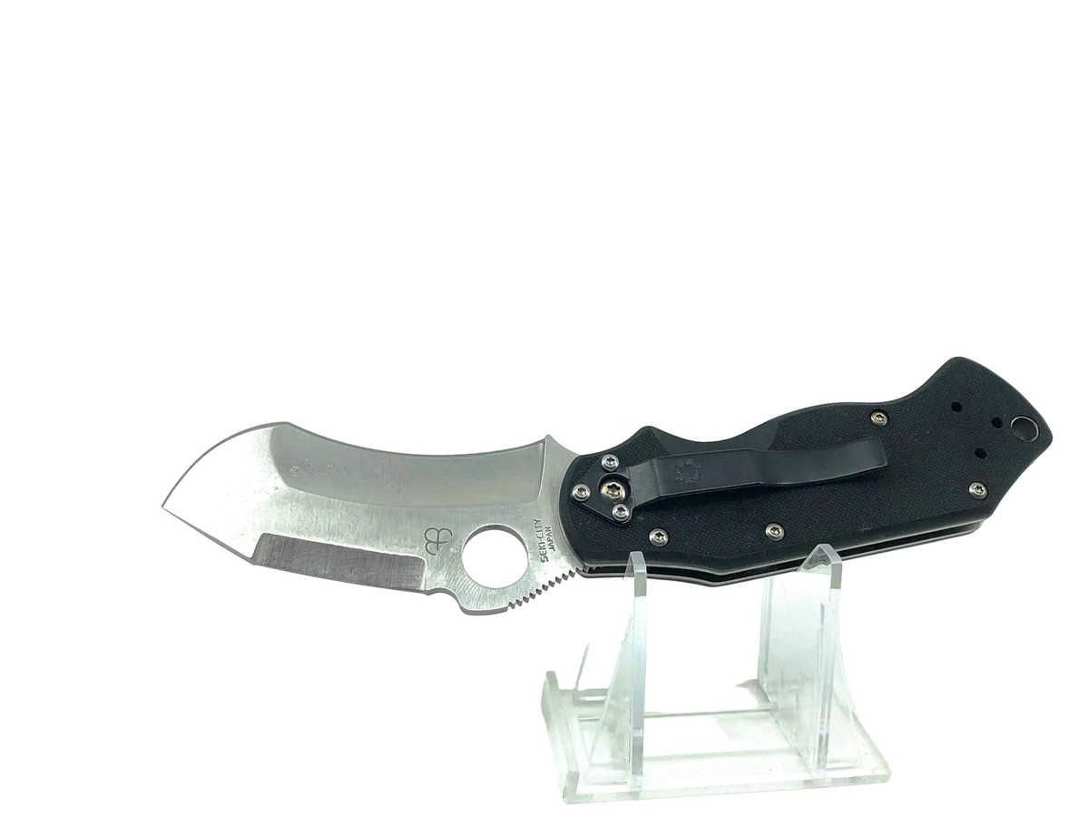 Spyderco Captain Jasen Breeden C111GP w/Box, G-10 Handles & VG-10