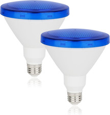 Led Par38 Blue Light Bulb - 15w100watt Equivalent E26 Base 2 Pack
