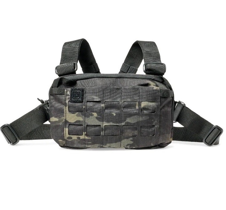 5.11 Tactical Camo Skyweight Survival Chest Pack - MultiCam Black