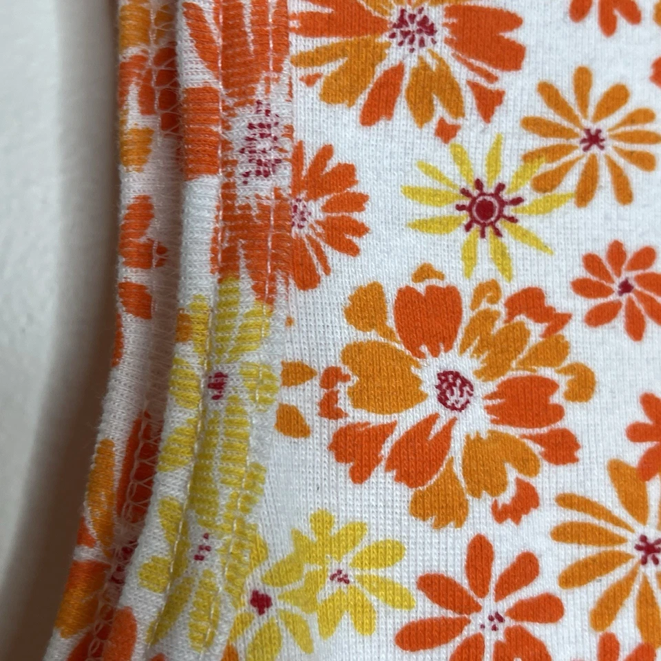 Regata feminina vintage anos 90 edições básicas GG estampa floral casual Y2K - Imagem 2 de 4