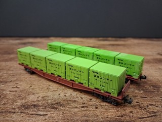 Kato 802 Freight wagons X2 N Gauge Train