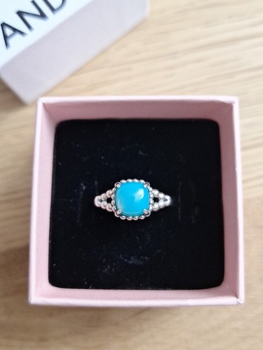 Pandora Maritime Ring Türkis-blau Gr. 54. Silber 925er Rarität - Bild 2 von 5