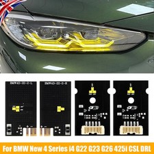New LED Light Modules Yellow for BMW M3 G80 M4 G82 4 Series G22 i4 G26 Set of 4