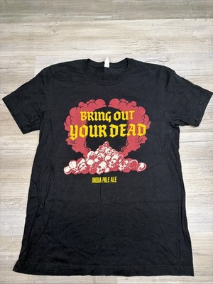 Detroit Craft Beer T-Shirt IPA Bring Out Your Dead India Pale Ale Black Tee Sz M