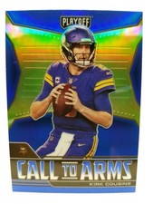 2021 Panini Playoff Kirk Cousins #CA-KCO Call To Arms Blue Prizm Minnesota