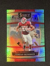 2022 Select Draft Picks Prizm Dragon Scale #65 Adrian Peterson