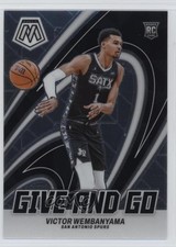 2023-24 Panini Mosaic Give and Go Victor Wembanyama #12 1p11