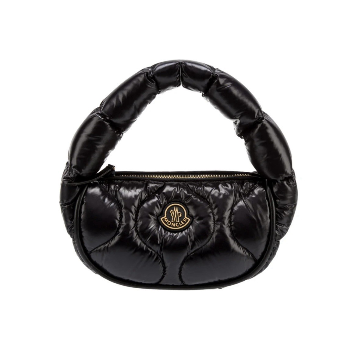 Moncler Delilah Hobo Shoulder Bag Stylish Leather Handbag
