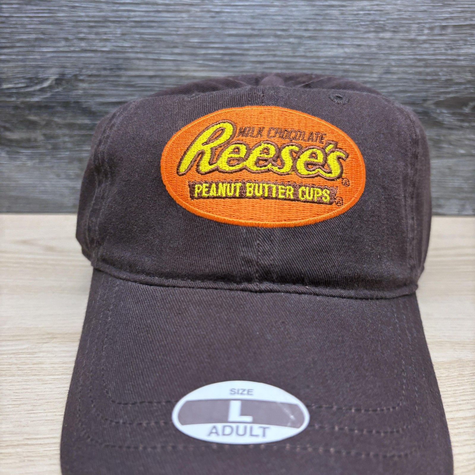 Reeses Hat Cap Baseball Strap Back Brown Embroide… - image 2