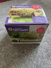 GARDENS ALIVE! Seed Sprouter 2 Tier Stackable 2 Trays, Base, Lid Healthy Eating