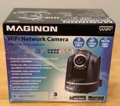 MAGINON Wi-Fi Network Camera, New In Box