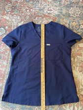 FIGS Catarina One-Pocket Scrub Top Women s Small Navy Technical Collection