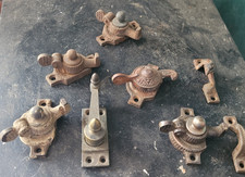 Collection of Antique 1870-1890 Victorian  Window Latches