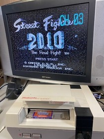 Street Fighter 2010 The Final Fight - Nintendo NES Game - 1990