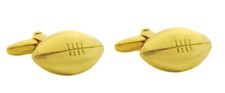 Manschettenkn&ouml;pfe  american football vergoldet gl&auml;nzend 20 mm MM0334go  + Box