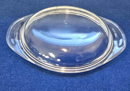 Vintage PYREX Clear Glass 1L Round Casserole Replacement Lid 682-C For 022 Bowls