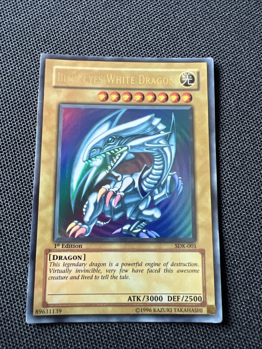 遊戯王 青眼の白龍 SDK-001 1st Edition 1st Edition Blue- Eyes White Dragon (SDK-001) 1996 | eBay